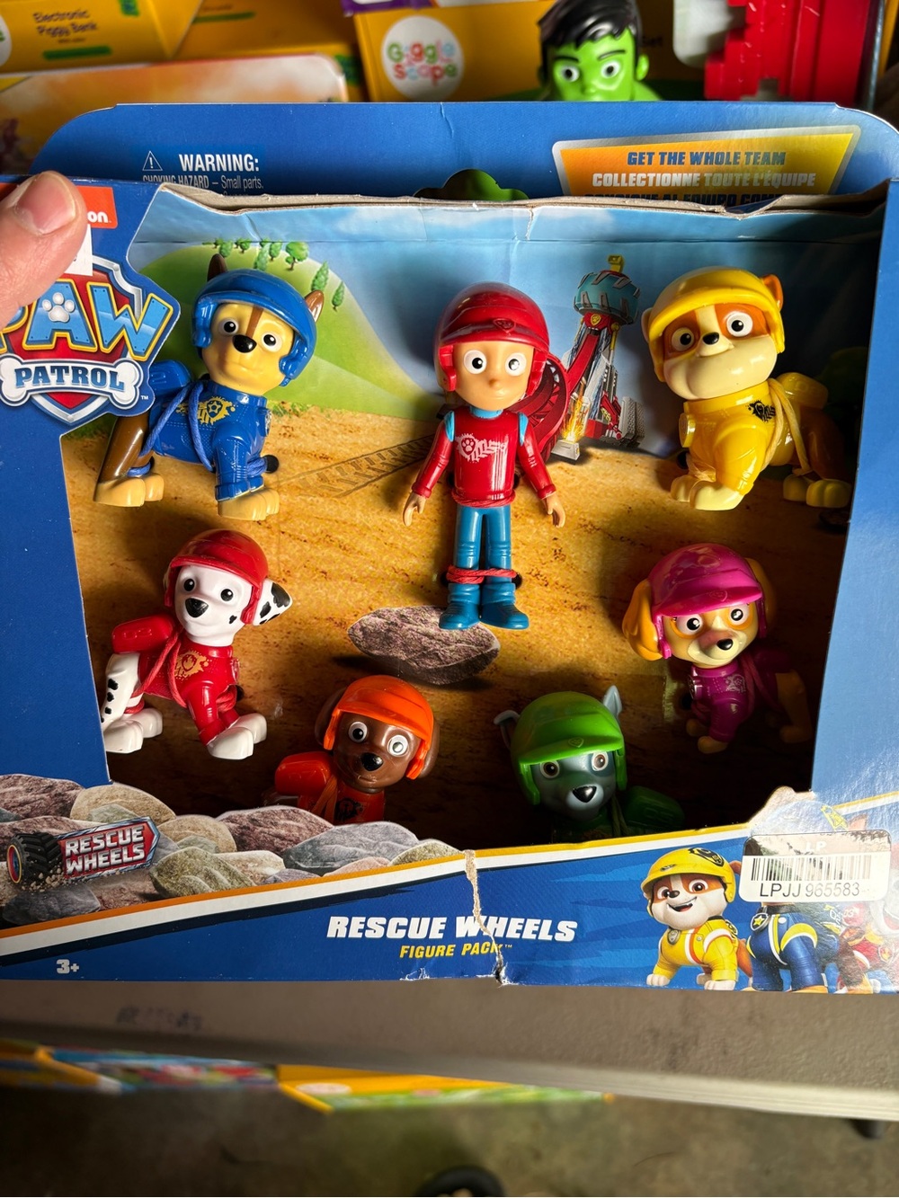 Nwt PAW Patrol Rescue Wheels Figure Pack - Multicolor Kids Toy Set